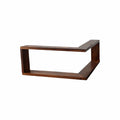 Space Saving 90 Degree Corner Wall Shelf Floating Shelf Suspended Corner Bookshelf Wall Mounted Wooden Display Shelf Home