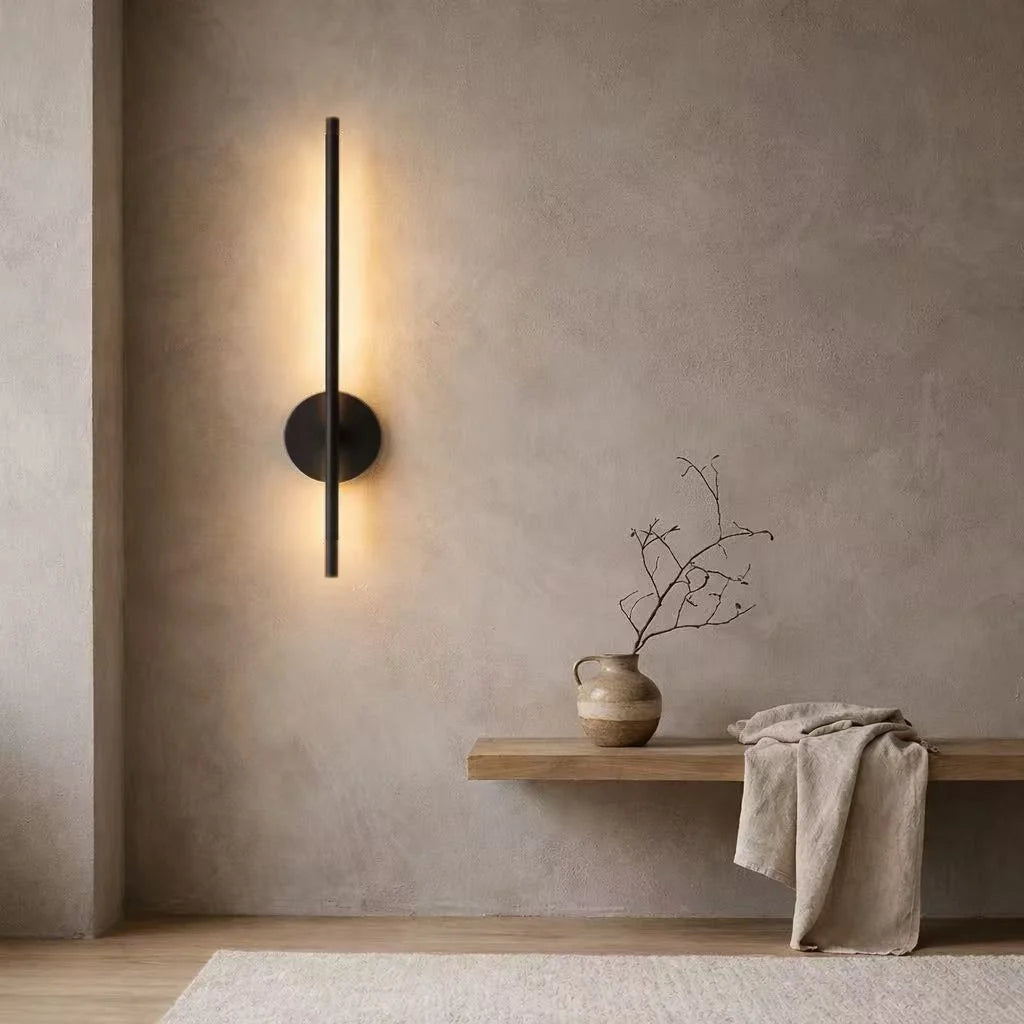 Magnetic Rechargeable 50 Wall Lamp Black Gold For Living Room Bedroom Hallway Study Stairwell Cloakroom LED Lighting Wiring Free