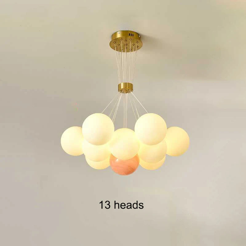Nordic Planet 3D Moon Ceiling Chandelier Living Room Decoration Designer Creative Dining Room Bedroom Pendant Lamp Lustre Fixtur